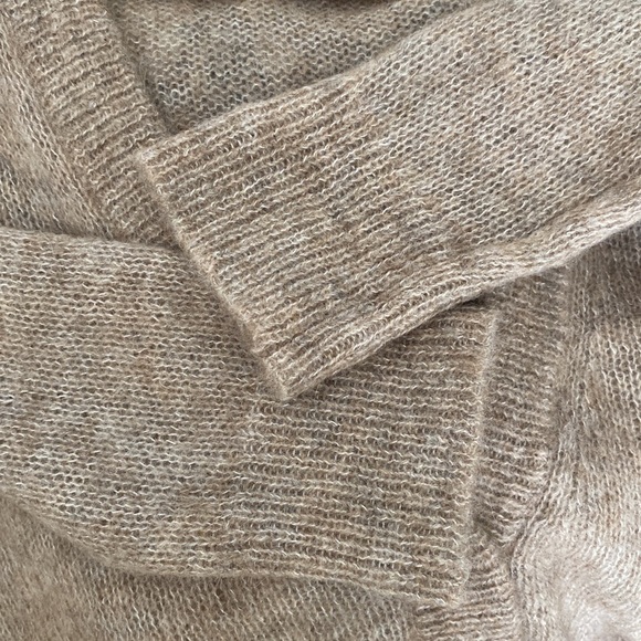 Jenni Kayne Boyfriend Knit Cardigan in Almond Size Small - Picture 10 of 12